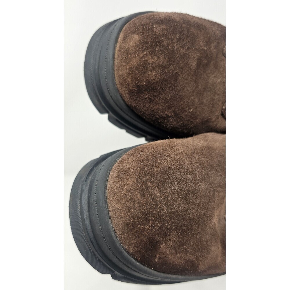UGG Ashton Lace Up Women's Waterproof Suede & Leather Boots Burnt Cedar Size 8.5 - Picture 2 of 12
